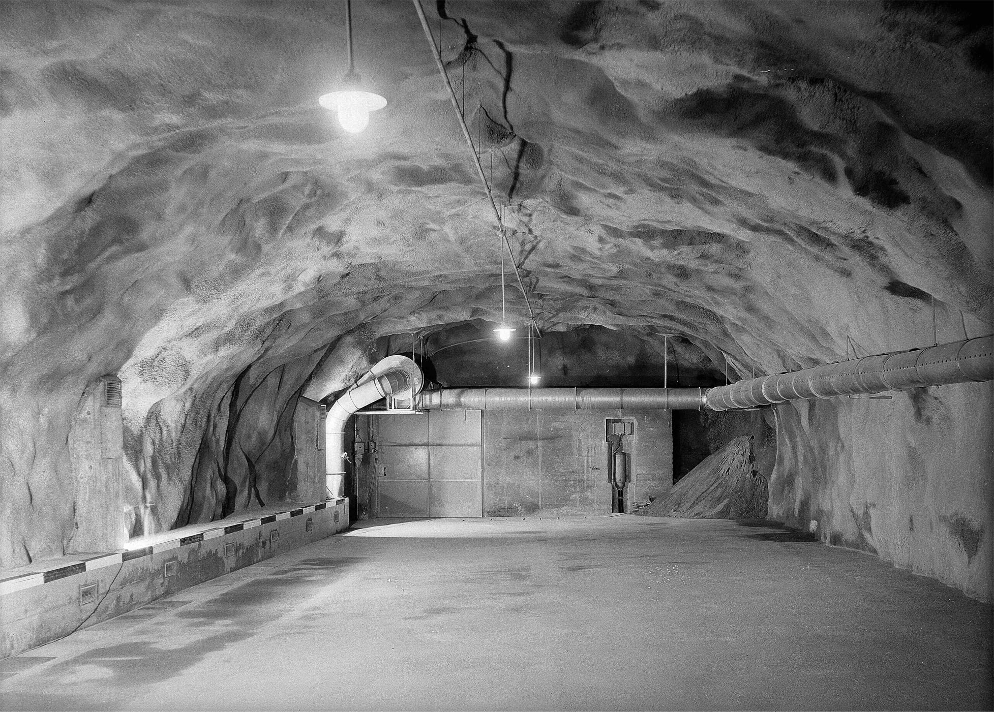 Underground cavern in Amsteg