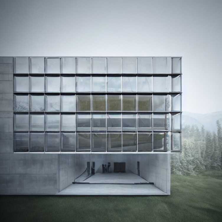 Vergrösserte Ansicht: Swiss Architecture, generated by Deep AI