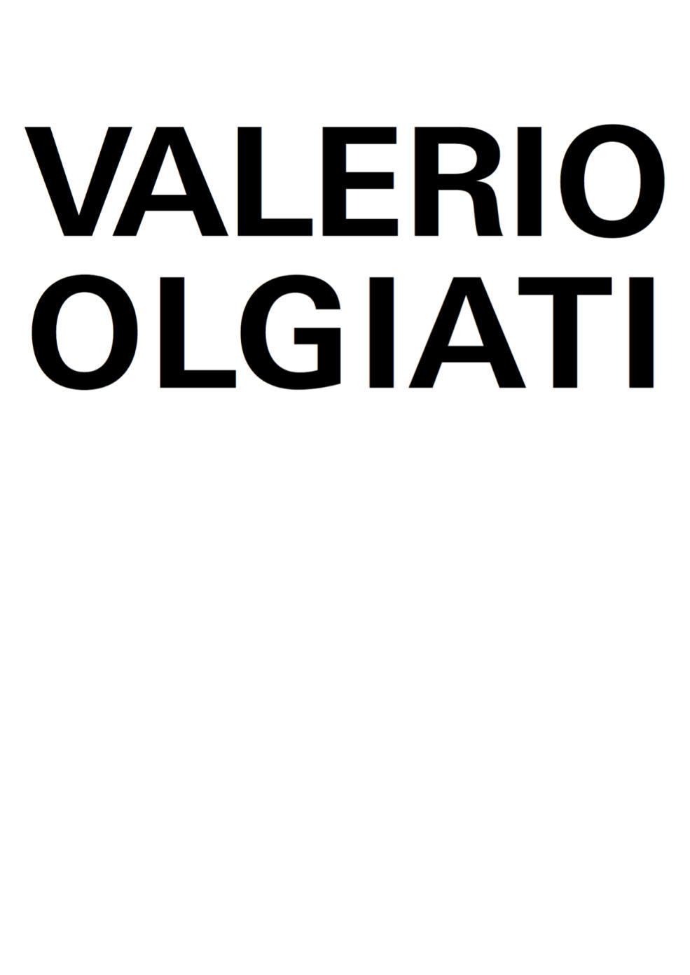 Vergrösserte Ansicht: Valerio Olgiati